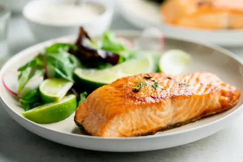 photo of salmon filet